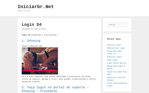Login D4 - Iniciarbr.Net