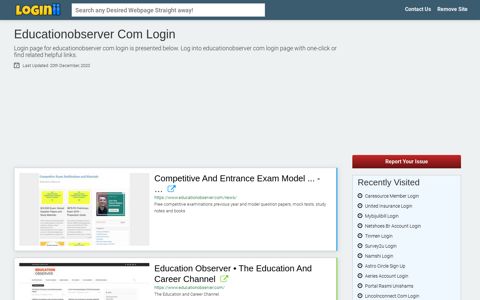Educationobserver Com Login - Loginii.com
