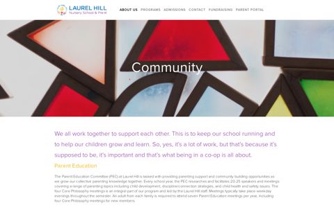 Community — Laurel Hill Nursery School