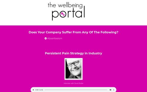 Wellbeing Portal