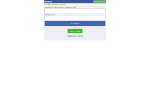 You must log in first. - Log into Facebook | Facebook