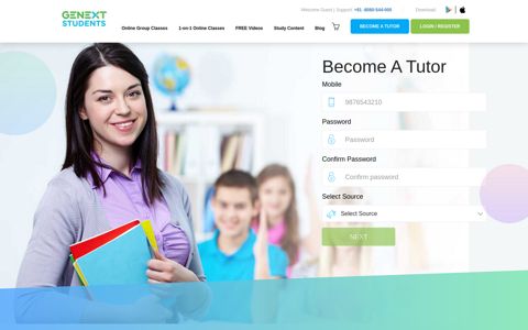 Private home tuition Job | Home Tutor Jobs - Genext Students