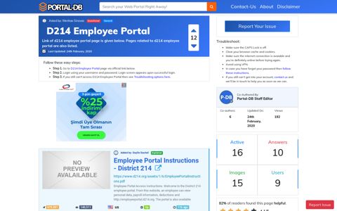 D214 Employee Portal