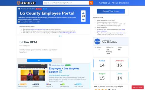 La County Employee Portal