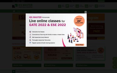 IES Master - Best Coaching for ESE, GATE and PSUs in Delhi