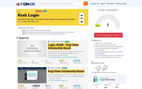 Kssb Login - A database full of login pages from all over the ...