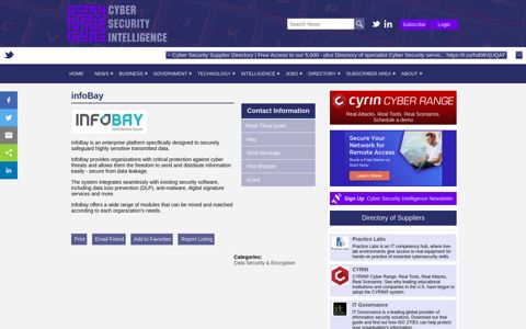 infoBay - Cyber Security Intelligence