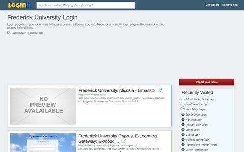 Frederick University Login - Loginii.com