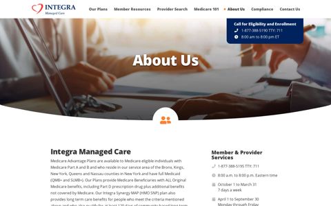 About Us - Integra Managed Care