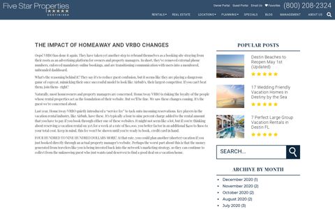 The Impact of Homeaway and VRBO Changes - Five Star ...