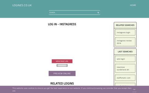 Log in - Instagress - General Information about Login - Logines.co.uk