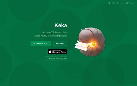Keka - the macOS file archiver