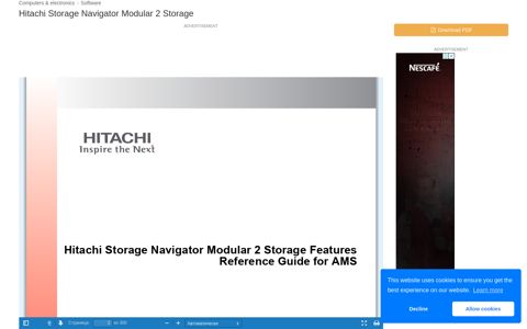 Hitachi Storage Navigator Modular 2 Storage | Manualzz