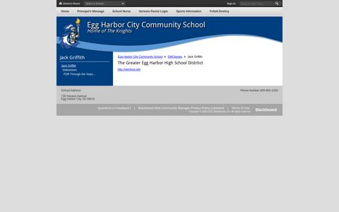 The Greater Egg Harbor High School Distrtict