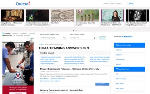 Hipaa Training Answers Jko - 12/2020 - Coursef.com