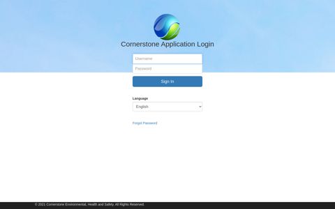 Cornerstone Customer Access Login