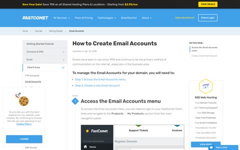 How to Create Email Accounts - Getting Started ... - FastComet