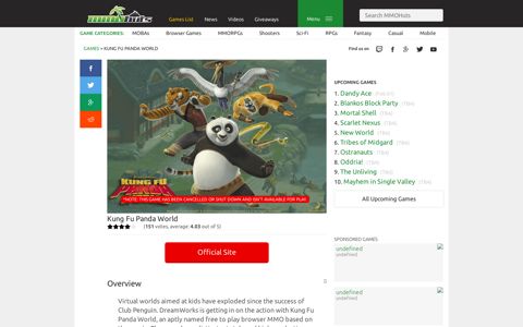 Kung Fu Panda World | MMOHuts
