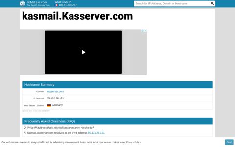 ▷ kasmail.Kasserver.com : Webmail - IPAddress.com