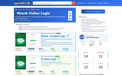 Kbank Online Login - Logins-DB