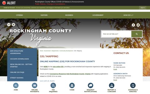 GIS / Mapping | Rockingham County, VA - Official Website