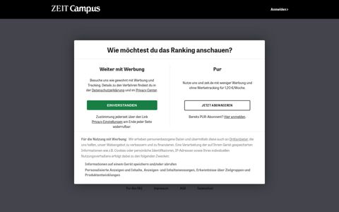 Hochschule Rhein-Waal in university ranking | ZEIT Campus