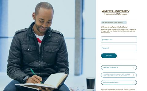 myWalden Student Portal - Laureate International Universities