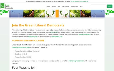 Join Now (Green Liberal Democrats)
