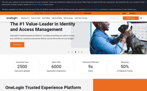 OneLogin: #1 Value Leader in Identity & Access Management