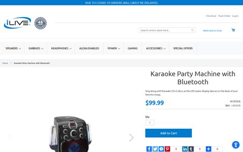 Karaoke Party Machine - iLive