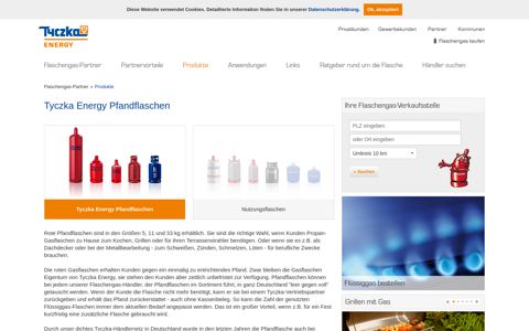 Produkte - Flaschengas-Partner