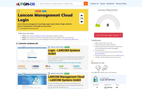 Lancom Management Cloud Login