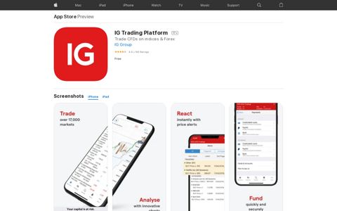 ‎IG Trading Platform on the App Store