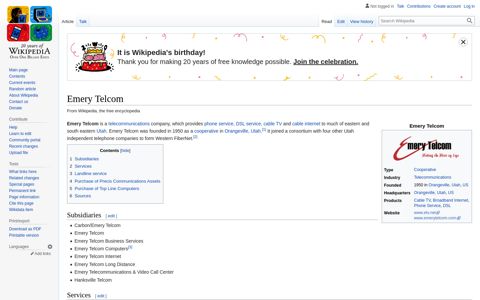 Emery Telcom - Wikipedia