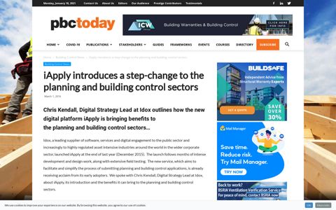 iApply introduces a step-change to the planning and building ...