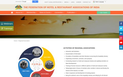 Regional Associations - FHRAI-THE FEDERATION OF HOTEL ...