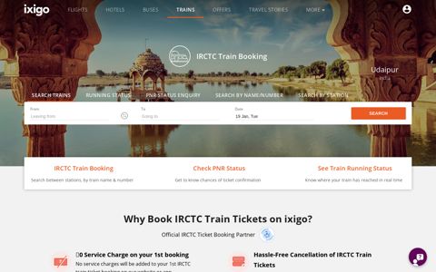 IRCTC Train Ticket Booking, Use IRCTC Login for Train Ticket ...