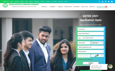 KIIT Admission 2020 | Apply for B.Tech, MBA, M.Tech,BBA ...
