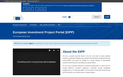 European Investment Project Portal