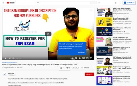 How To Register For FRM Exam Step By Step - YouTube