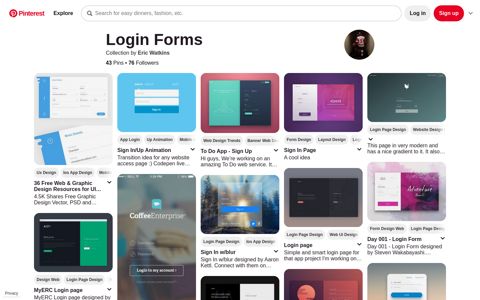 Login Forms - Pinterest