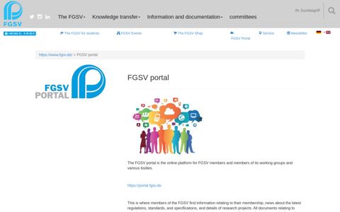 FGSV portal - FGSV