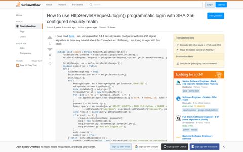 How to use HttpServletRequest#login() programmatic login ...