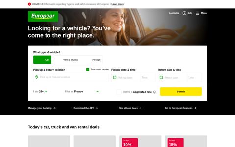 Europcar: Car Rental - Rent A Car Worldwide