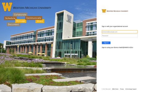 Sign In - Western Michigan University