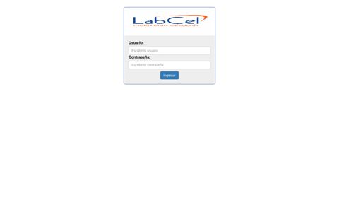 Login LABCEL - labcelrefacciones