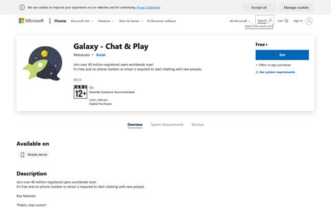 Get Galaxy - Chat & Play - Microsoft Store en-IN