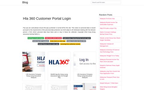 Hla 360 Customer Portal Login - Blog
