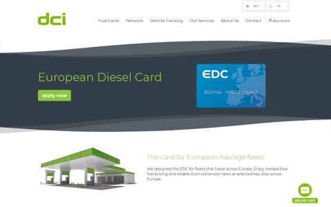 European Diesel Card - DCI - DCI fuel cards
