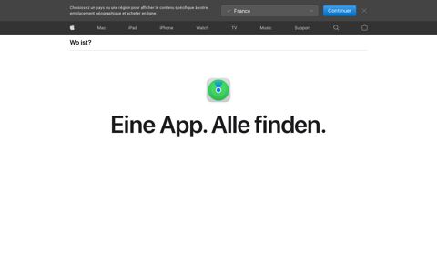 iCloud - „Wo ist?“ App - Apple (DE)